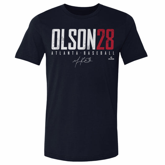 Matt Olson Atlanta Elite WHT Mens T Shirt 500 Level Officially Licensed Fan Gear