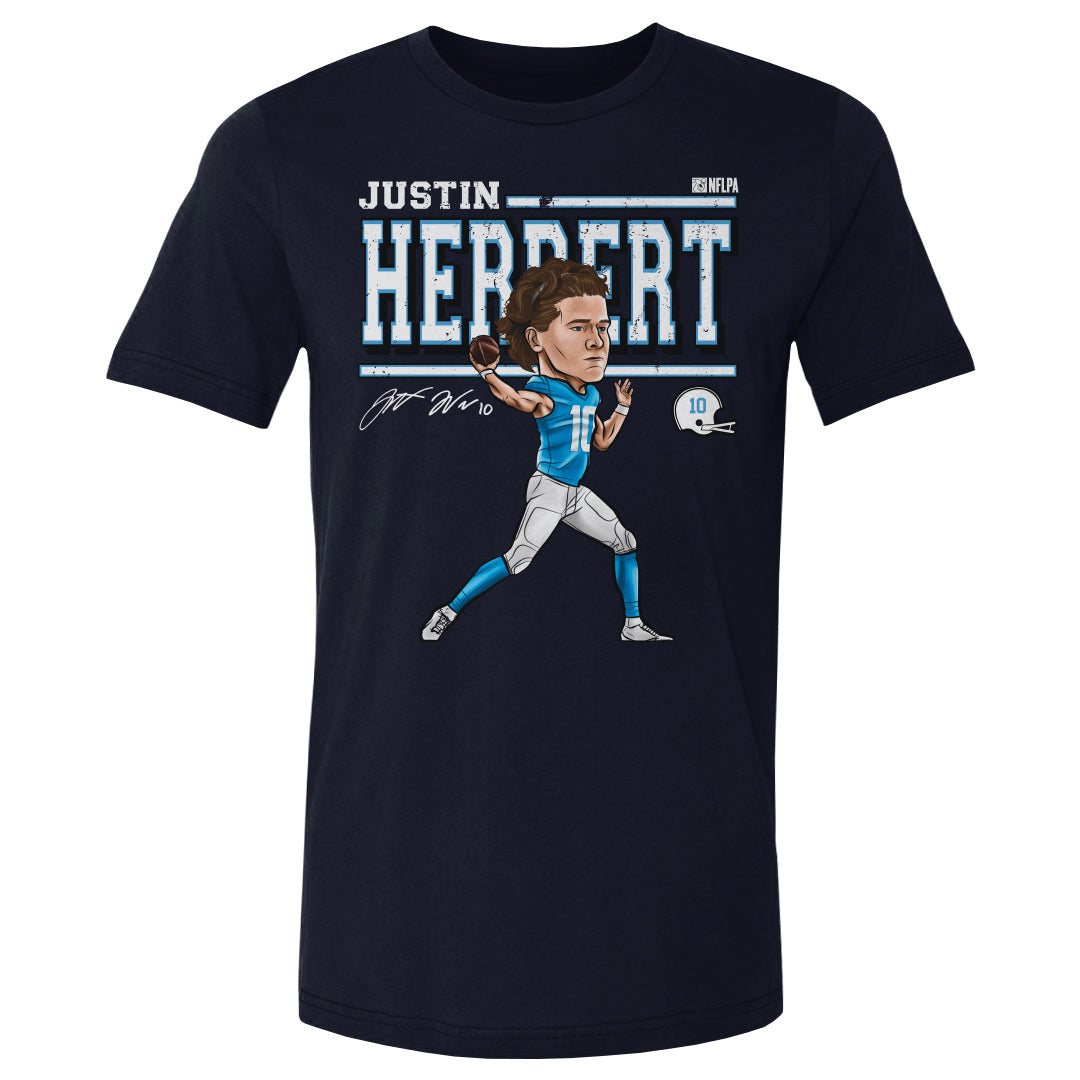 Justin Herbert Cartoon WHT