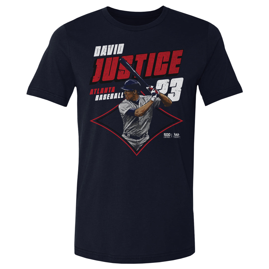 David Justice Atlanta Diamond WHT