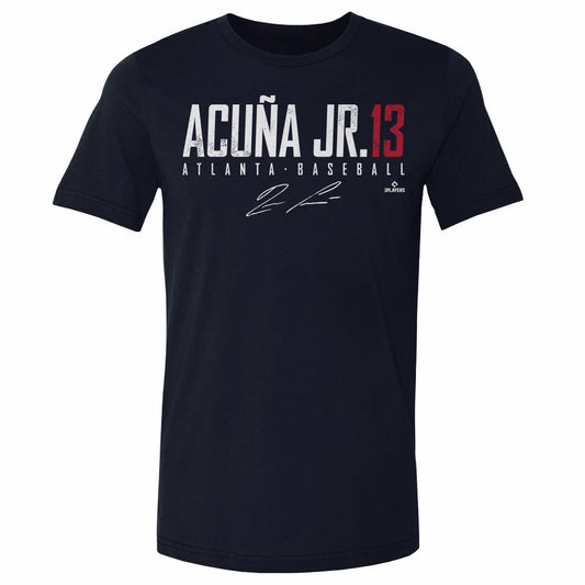 Ronald Acuna Jr. Atlanta Elite WHT Mens T Shirt 500 Level Officially Licensed Fan Gear