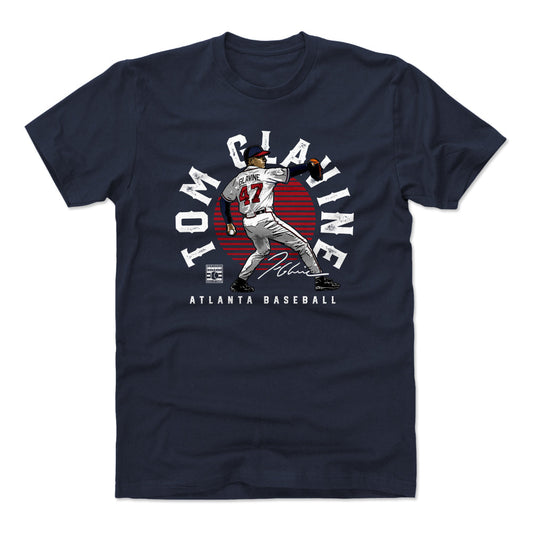 Tom Glavine Emblem WHT Mens T Shirt 500 Level Officially Licensed Fan Gear