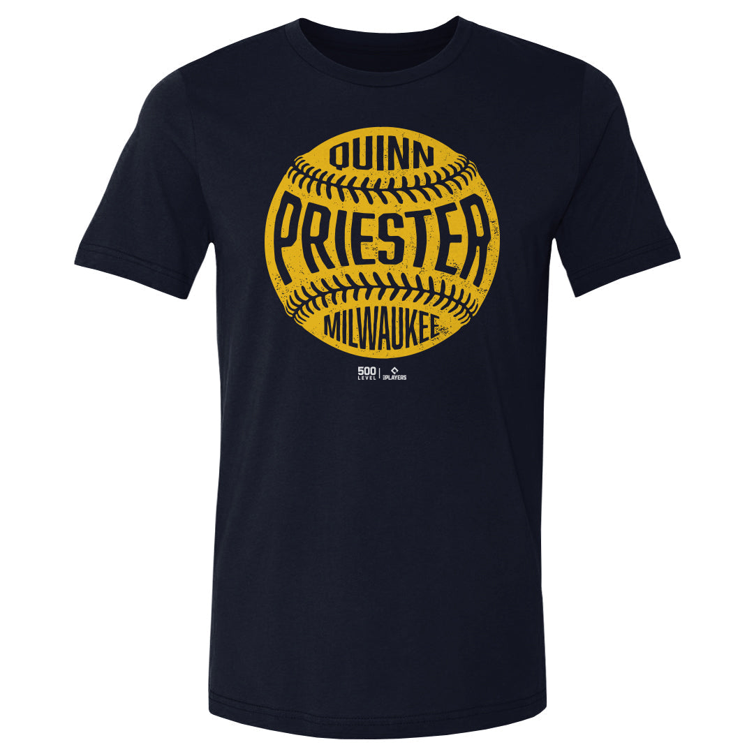 Quinn Priester Milwaukee Vintage Baseball WHT