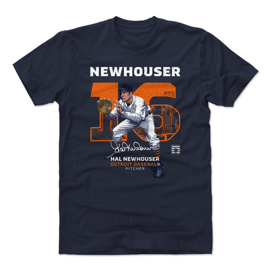 Hal Newhouser Throwback WHT Mens T Shirt 500 Level Officially Licensed Fan Gear
