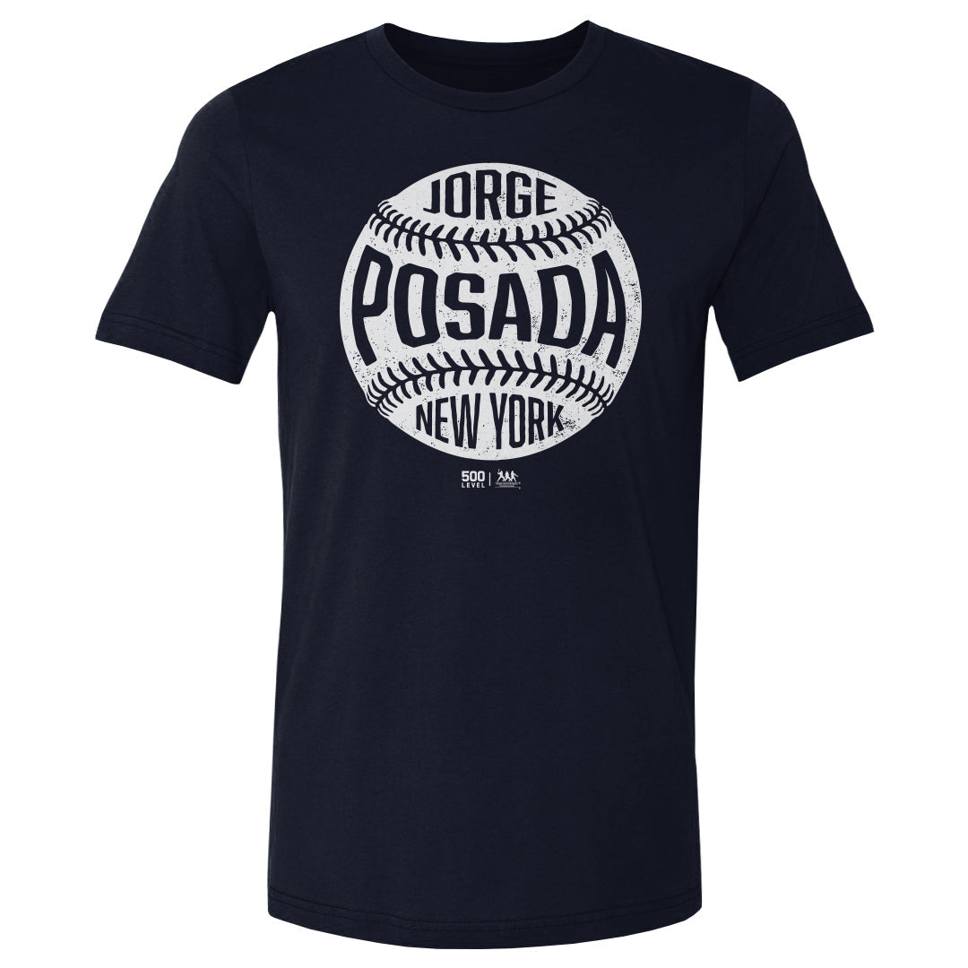 Jorge Posada New York Y Vintage Baseball WHT