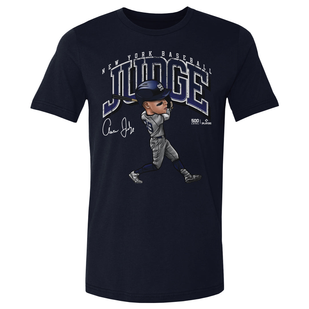 Aaron Judge New York Y Cartoon WHT
