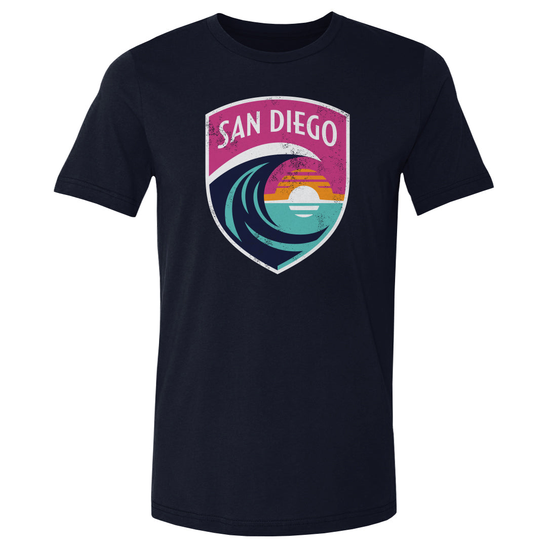San Diego Wave FC Vintage Primary Logo WHT