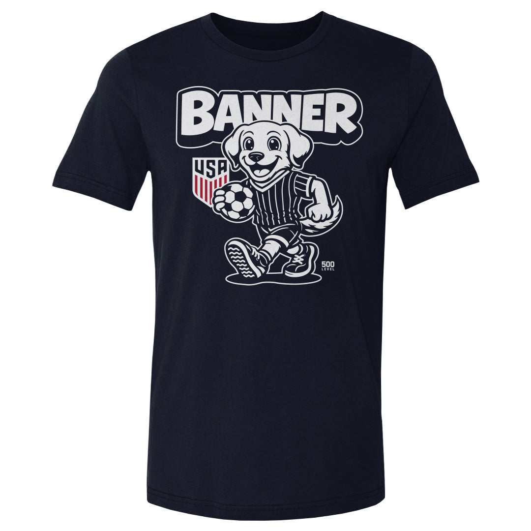 U.S. Soccer Mascot Banner WHT