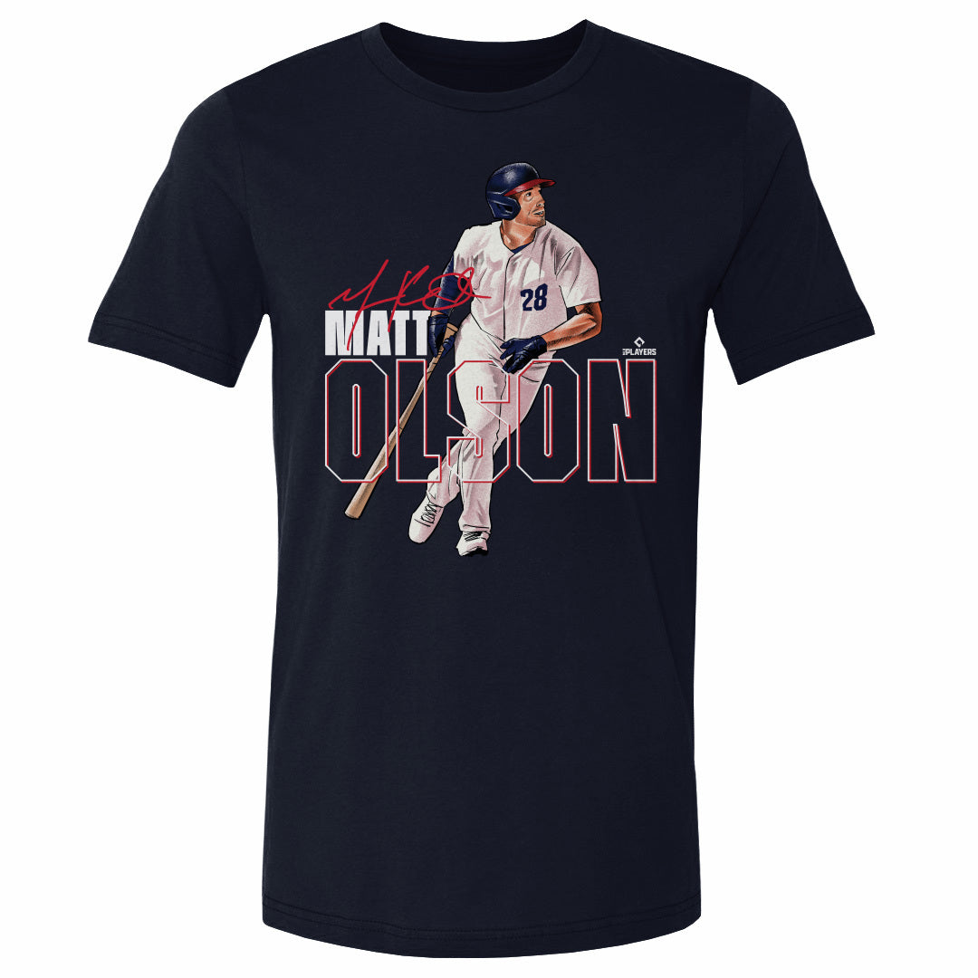 Matt Olson Atlanta Stance WHT