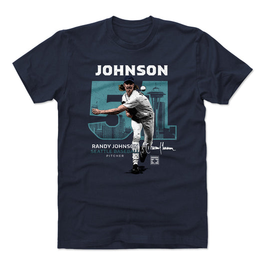 Randy Johnson Throwback Number WHT Mens T Shirt 500 Level Officially Licensed Fan Gear