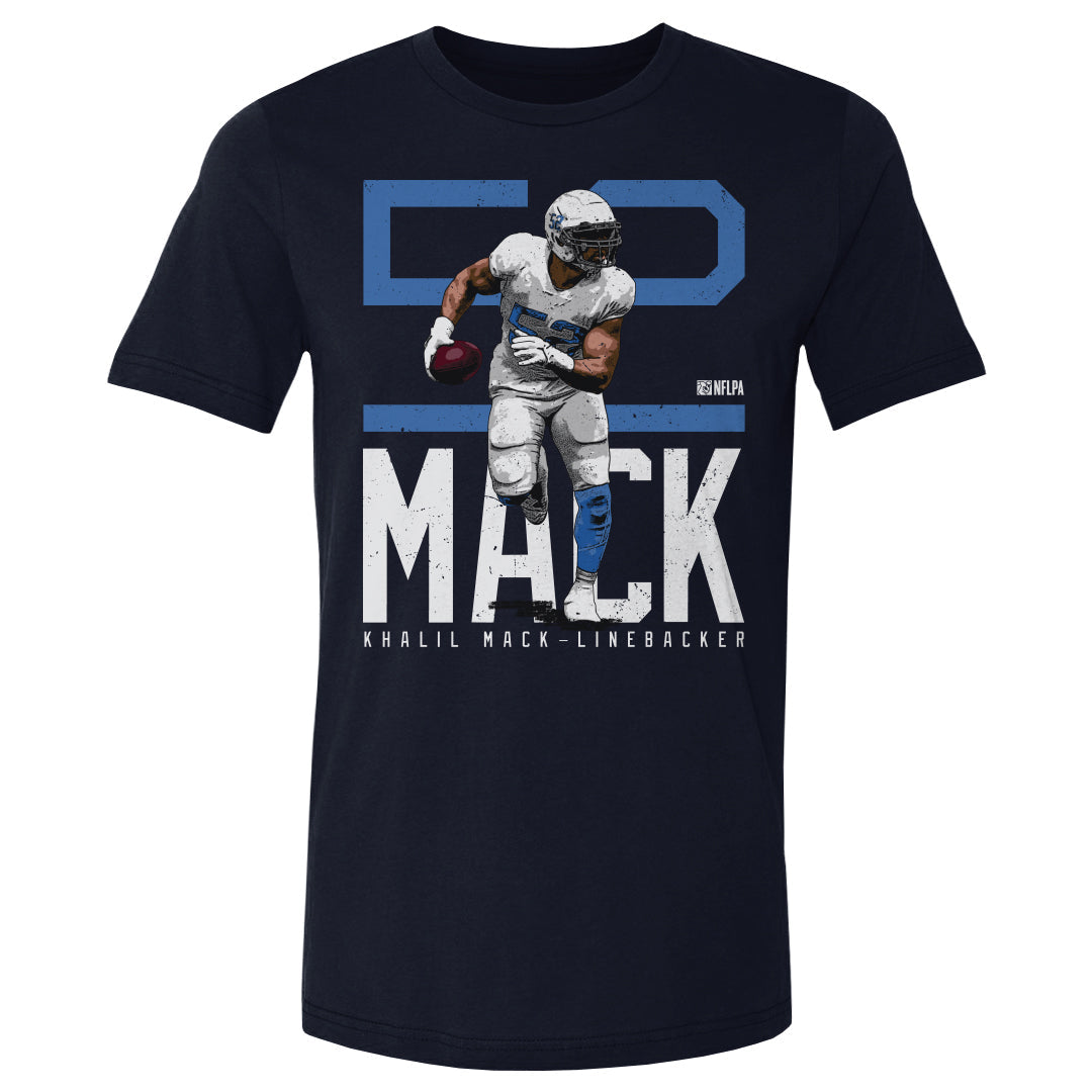 Khalil Mack Los Angeles C Bold Number WHT