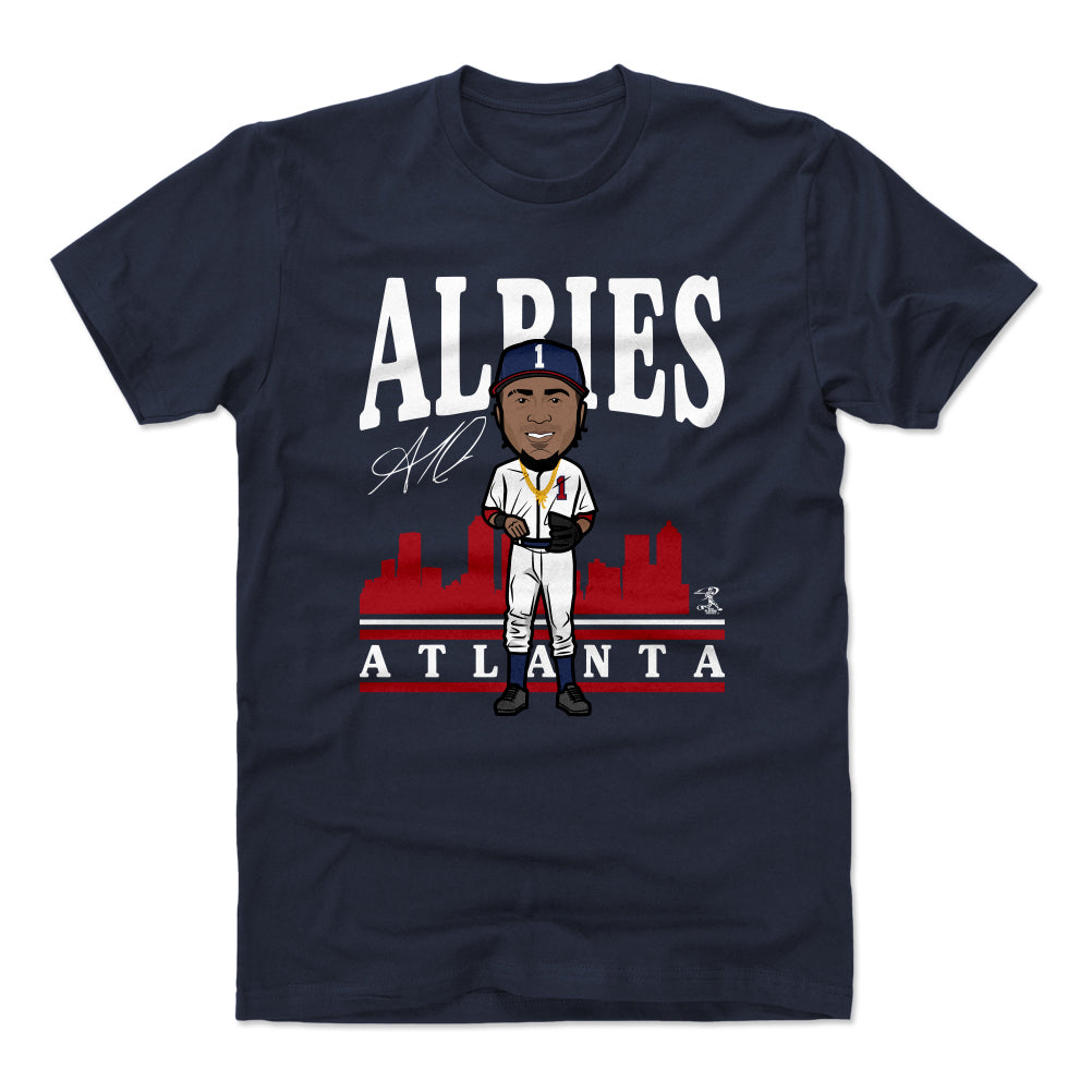 Ozzie Albies Toon R WHT