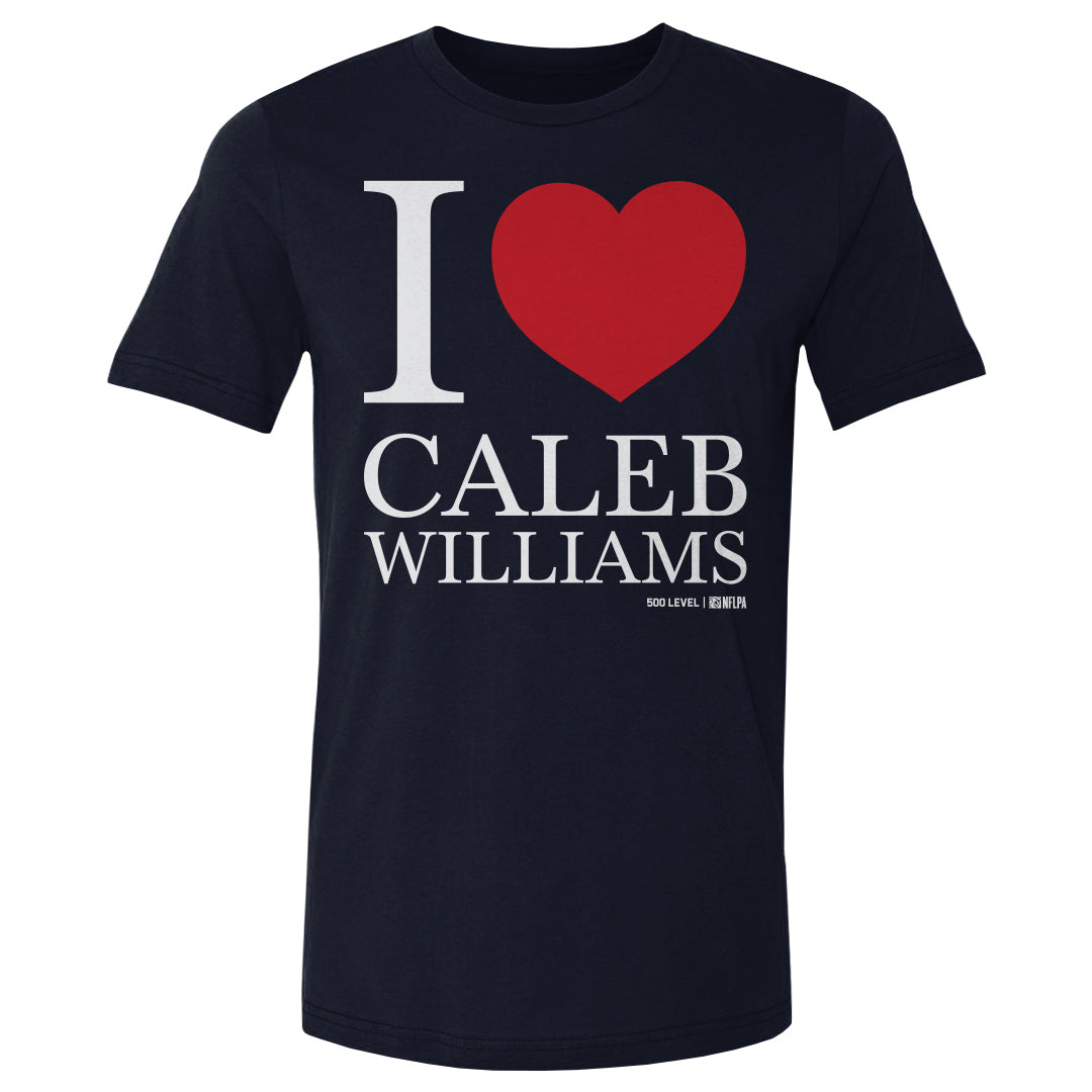 Caleb Williams Chicago I Love WHT