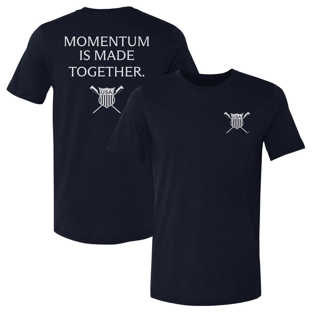USRowing Emblem Momentum F&B WHT