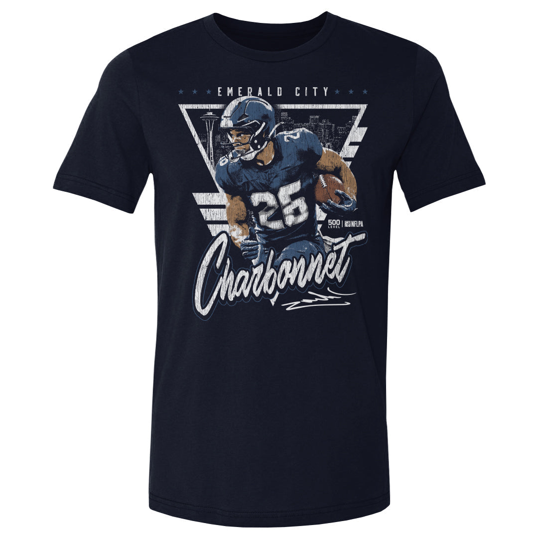 Zach Charbonnet Seattle Triangle Retro WHT
