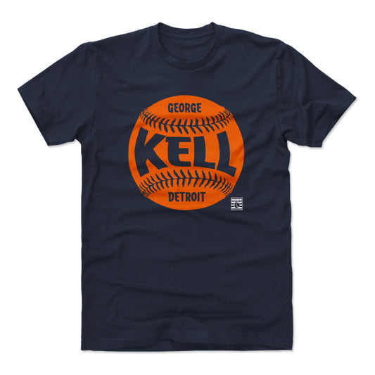 George Kell Detroit Baseball WHT Mens T Shirt 500 Level Officially Licensed Fan Gear