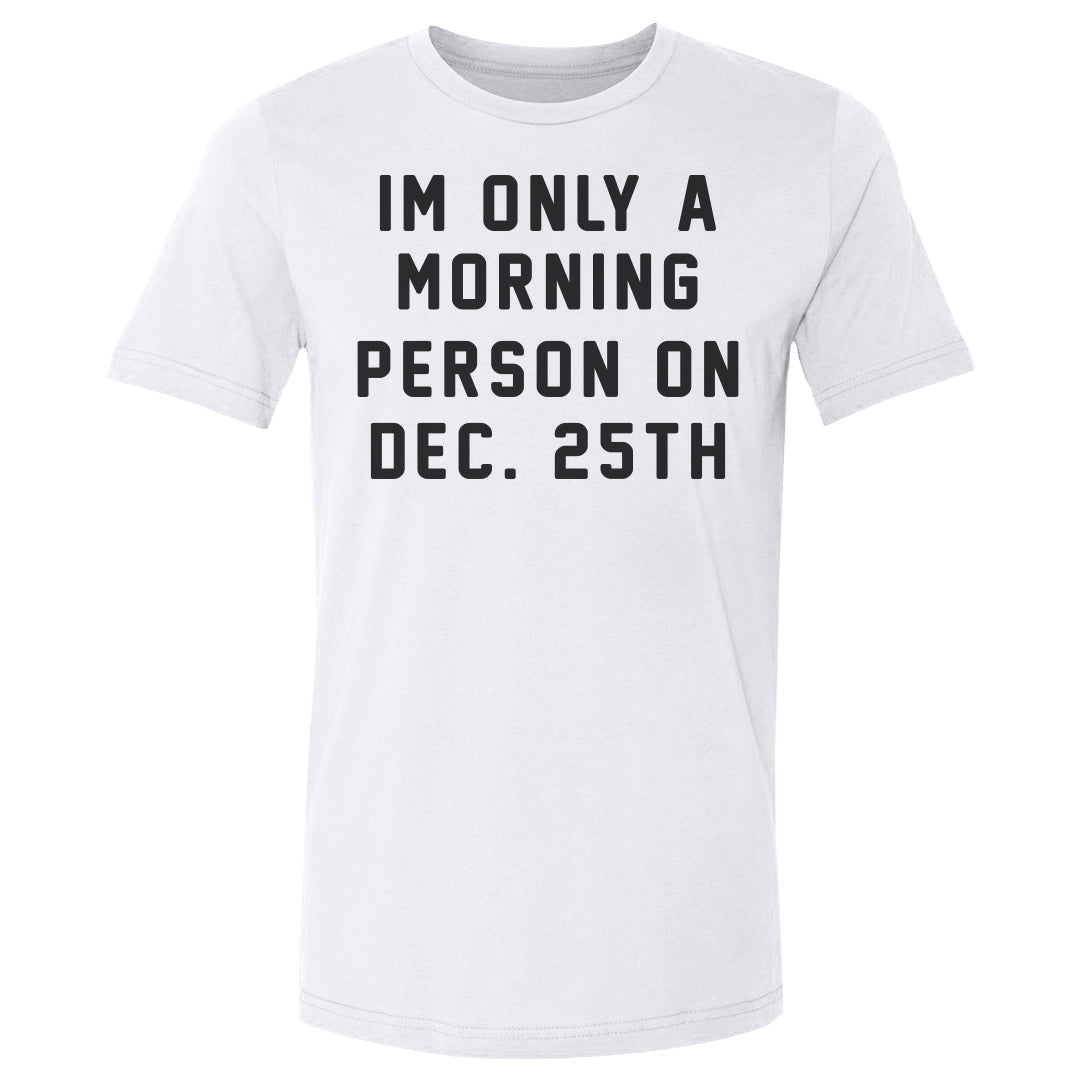 Christmas Morning Person On Christmas