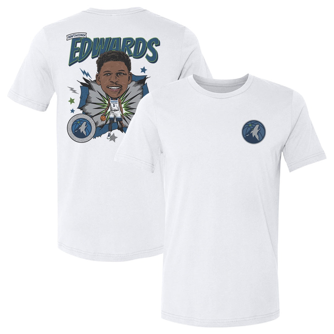 Anthony Edwards Minnesota Timberwolves Caricature F&B