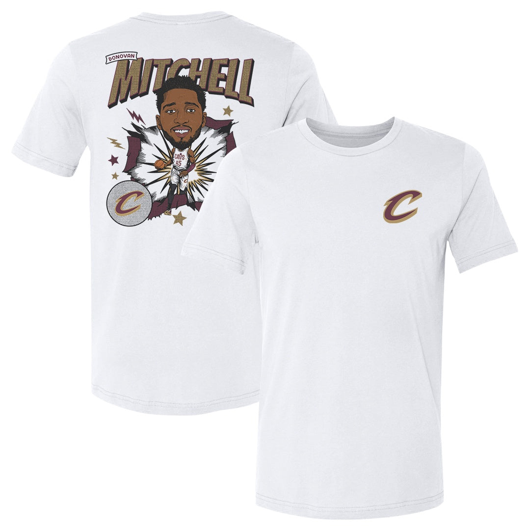 Donovan Mitchell Cleveland Cavaliers Caricature F&B