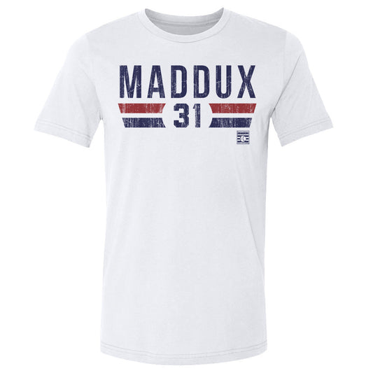 Greg Maddux Atlanta Font Mens T Shirt 500 Level Officially Licensed Fan Gear