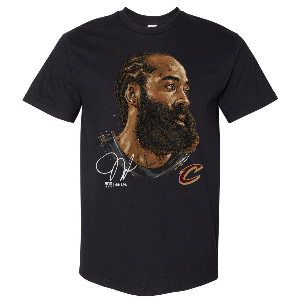 James Harden Cleveland Cavaliers Portrait WHT