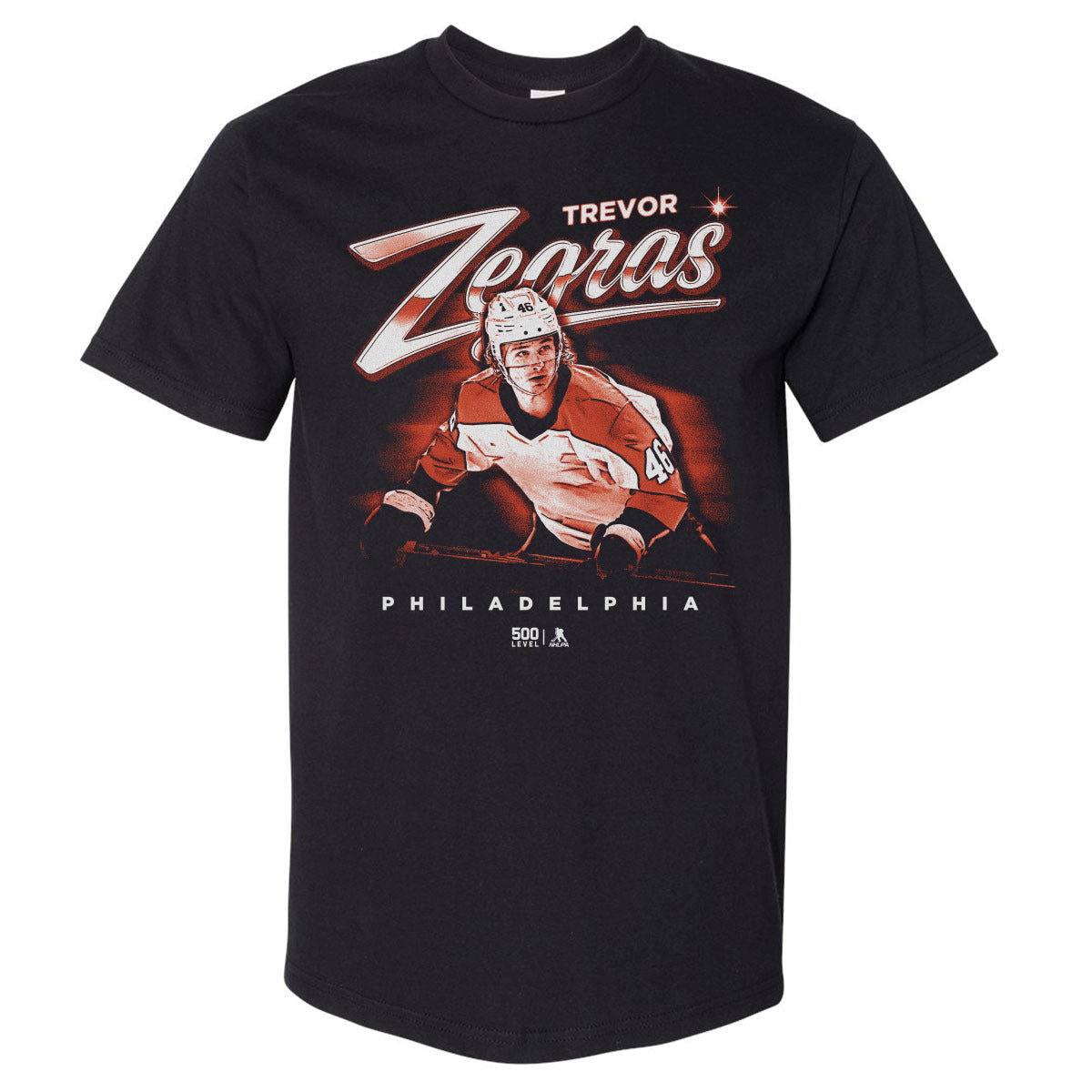 Trevor Zegras Philadelphia Bitmap WHT