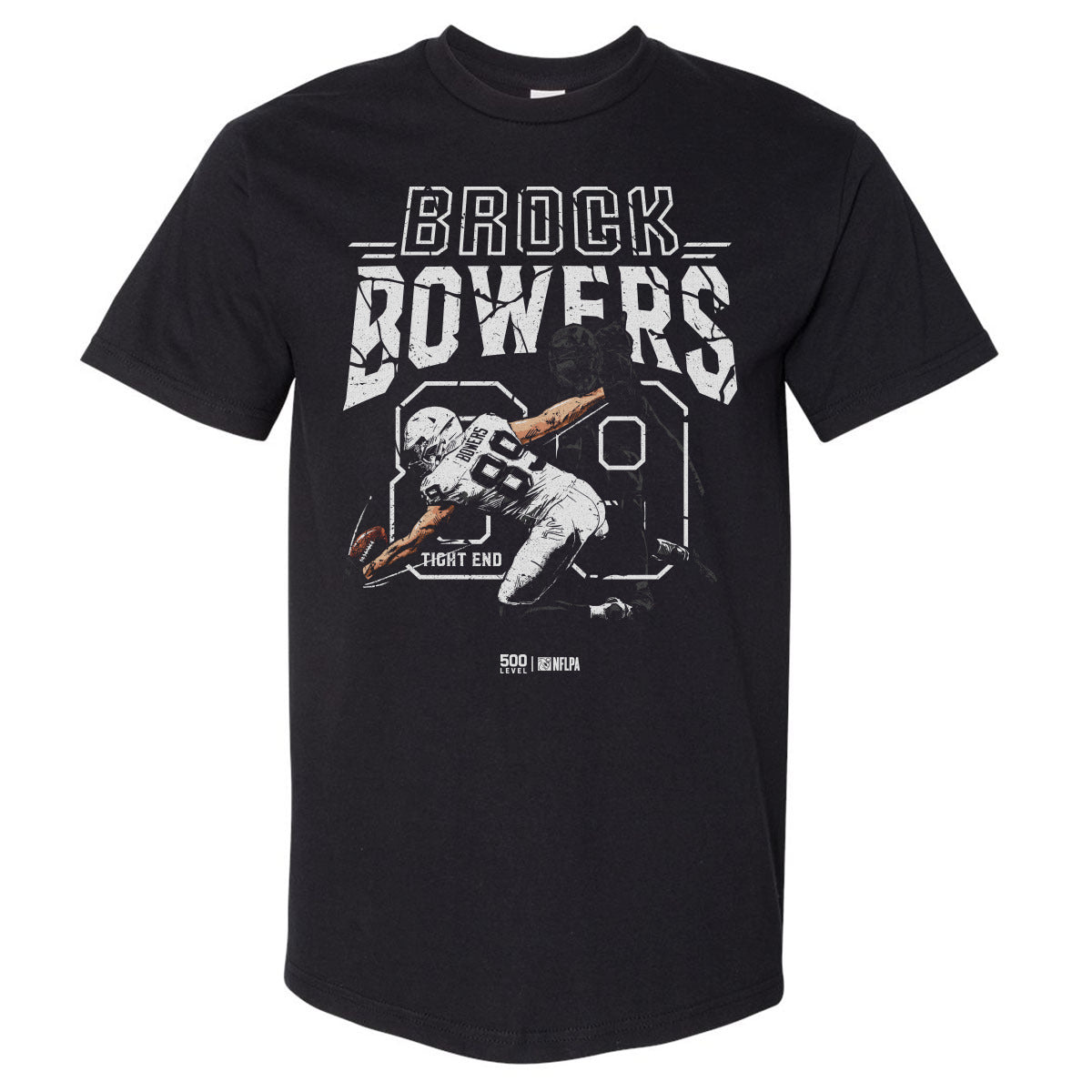 Brock Bowers Las Vegas Catch WHT