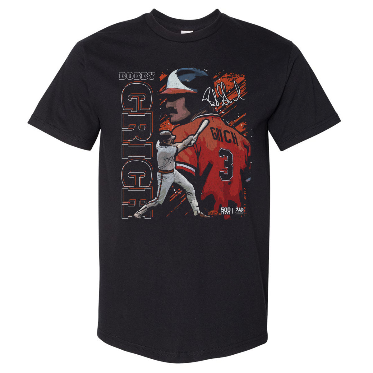 Bobby Grich Baltimore Gritty WHT