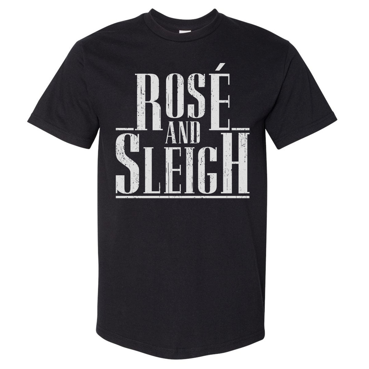 Christmas Rose And Sleigh WHT