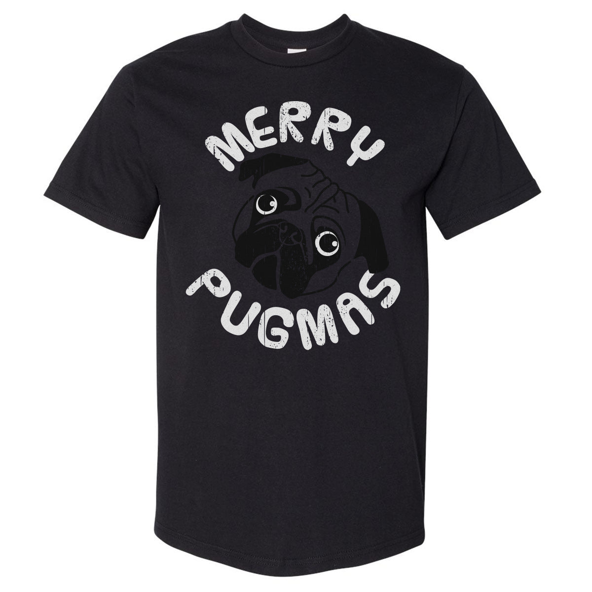 Christmas Merry Pugmas WHT