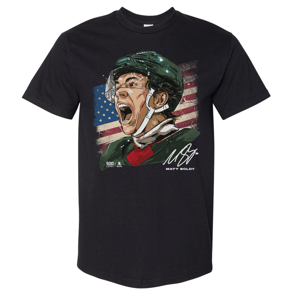 Matt Boldy Minnesota USA Portrait WHT