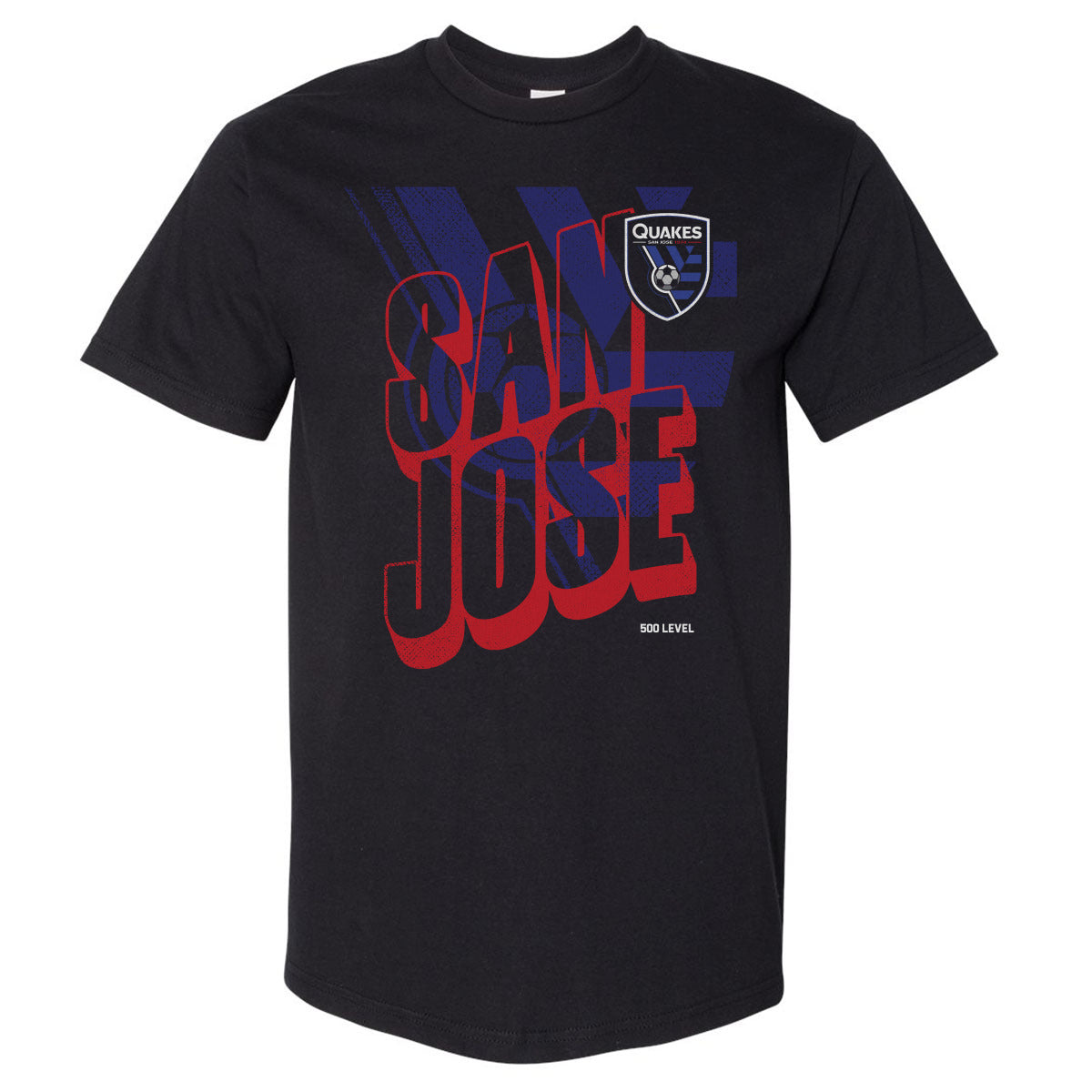 San Jose Earthquakes Wave Bold WHT