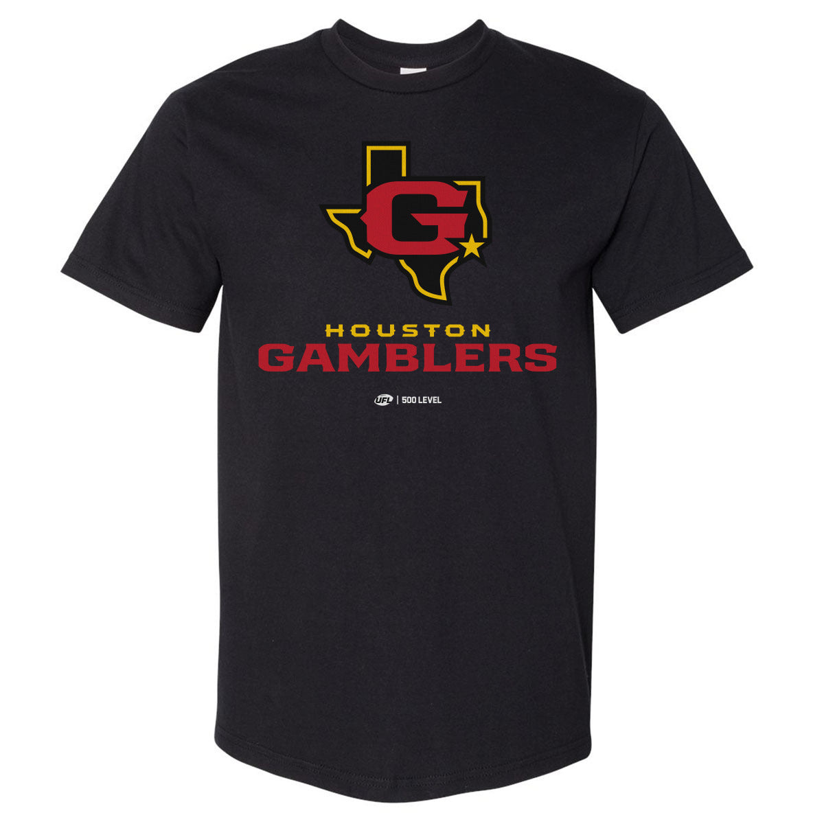 Houston Gamblers Primary Logo WHT