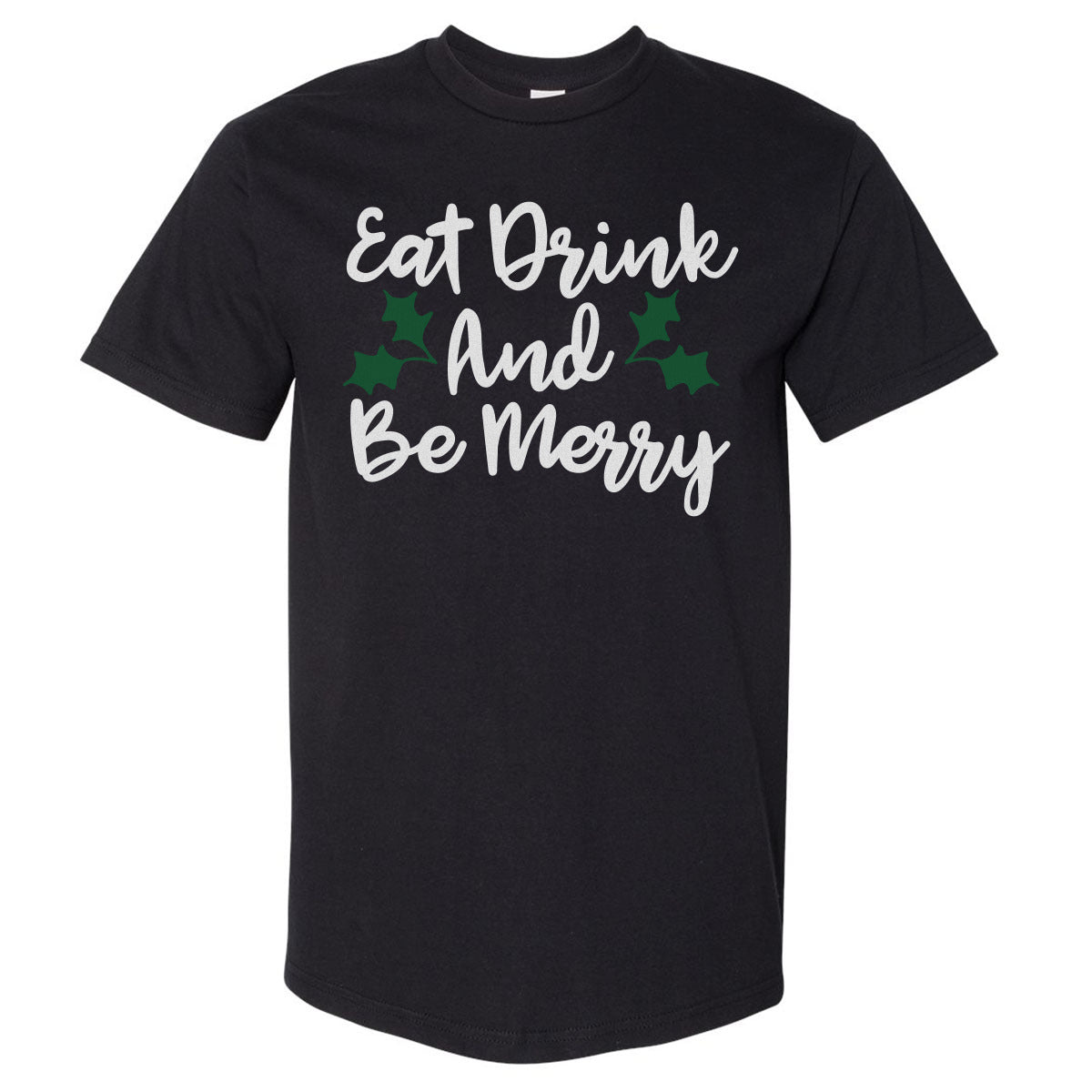 Christmas Eat Drink And Be Merry WHT
