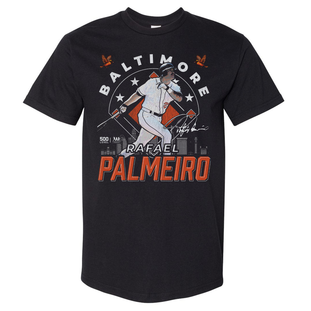 Rafael Palmeiro Baltimore Gritty WHT