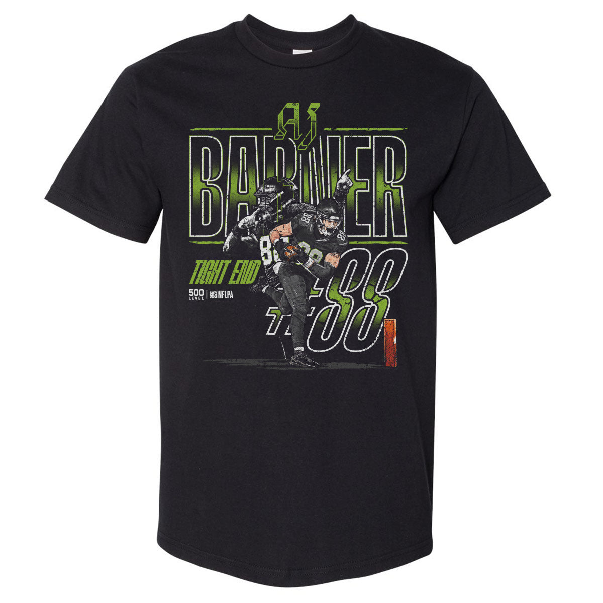 AJ Barner Seattle Name Number WHT
