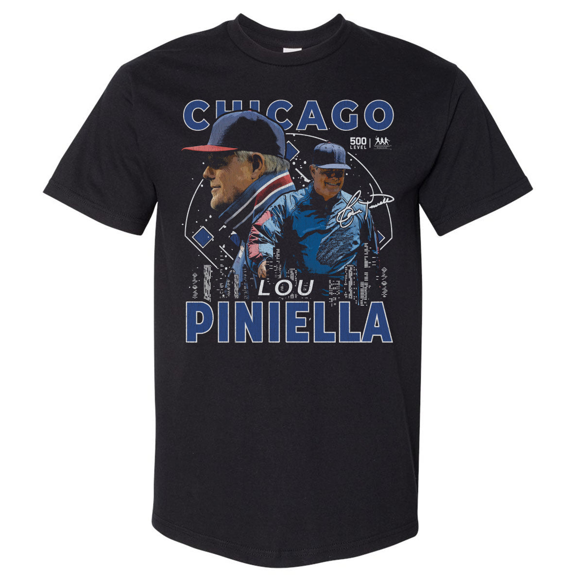 Lou Piniella Chicago C Gritty WHT