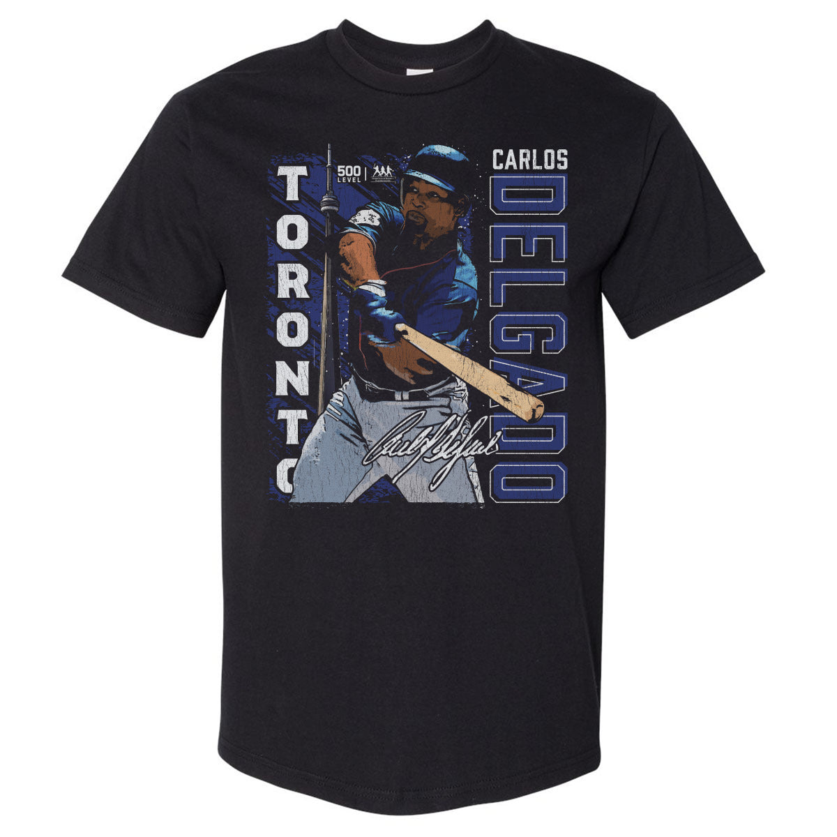 Carlos Delgado Toronto Gritty WHT