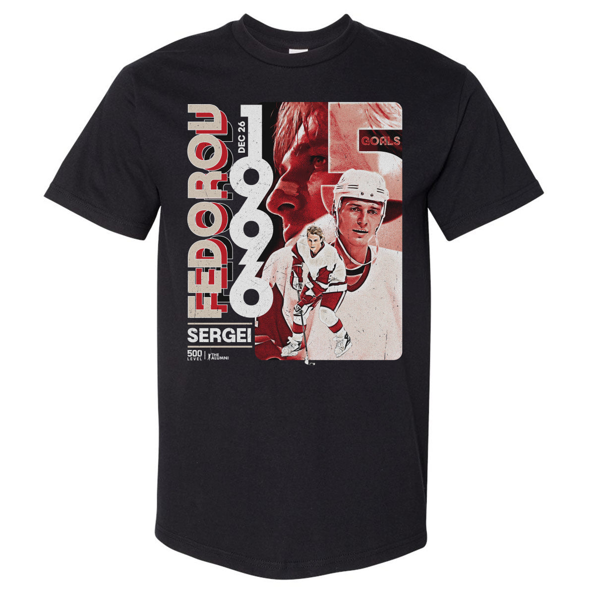 Sergei Fedorov Detroit 5 Goal Game 1996 WHT
