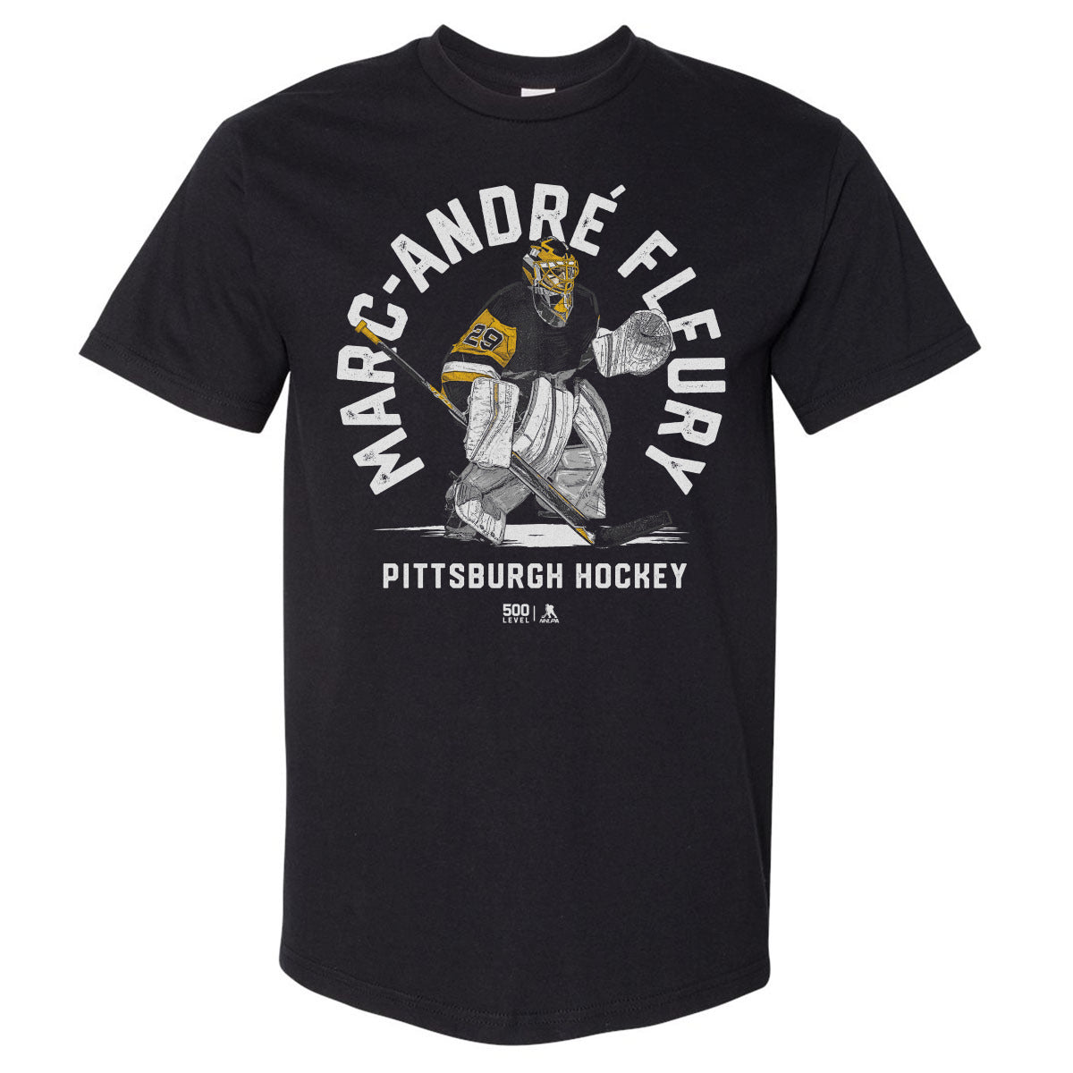 Marc-Andre Fleury Pittsburgh Emblem WHT