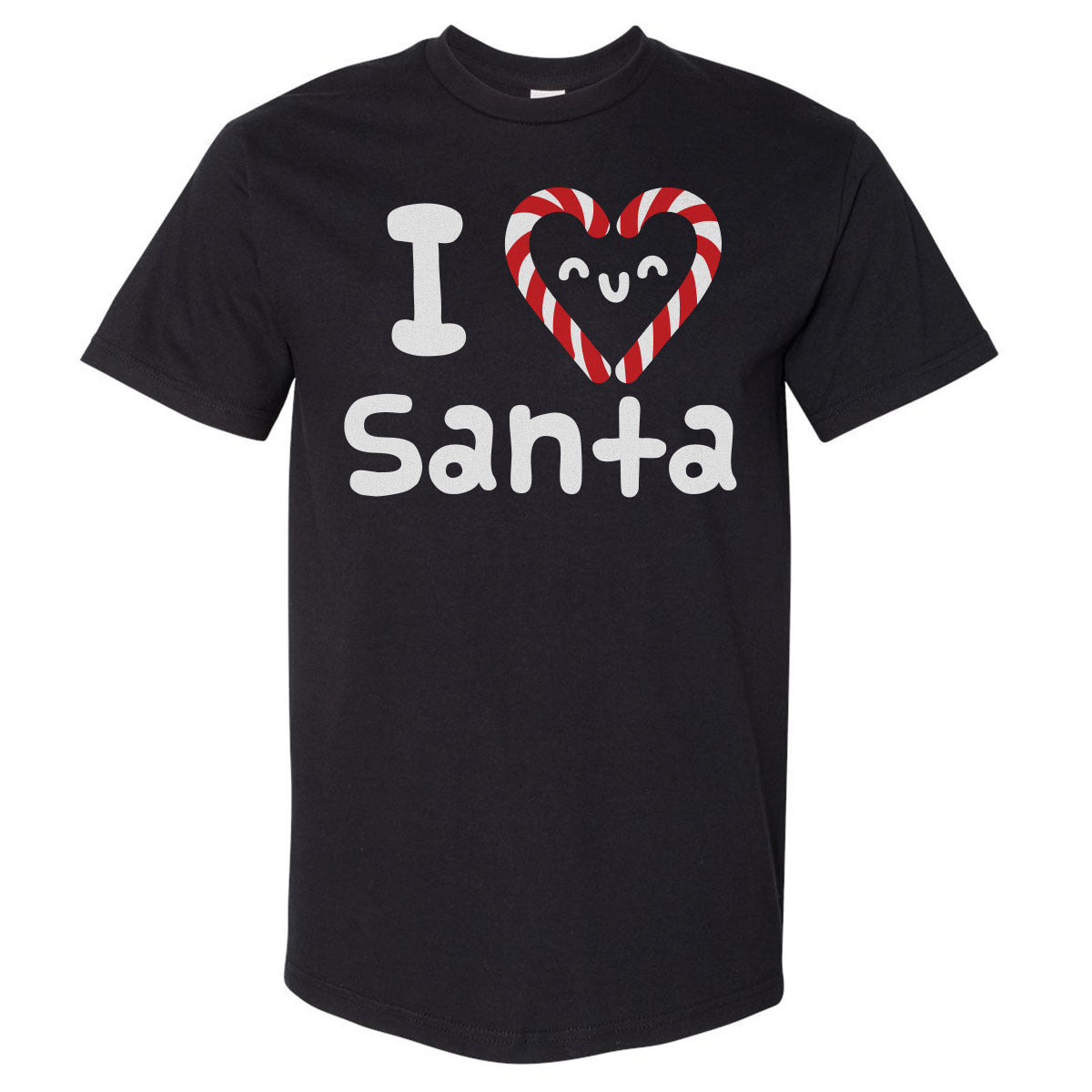 Christmas I Love Santa WHT