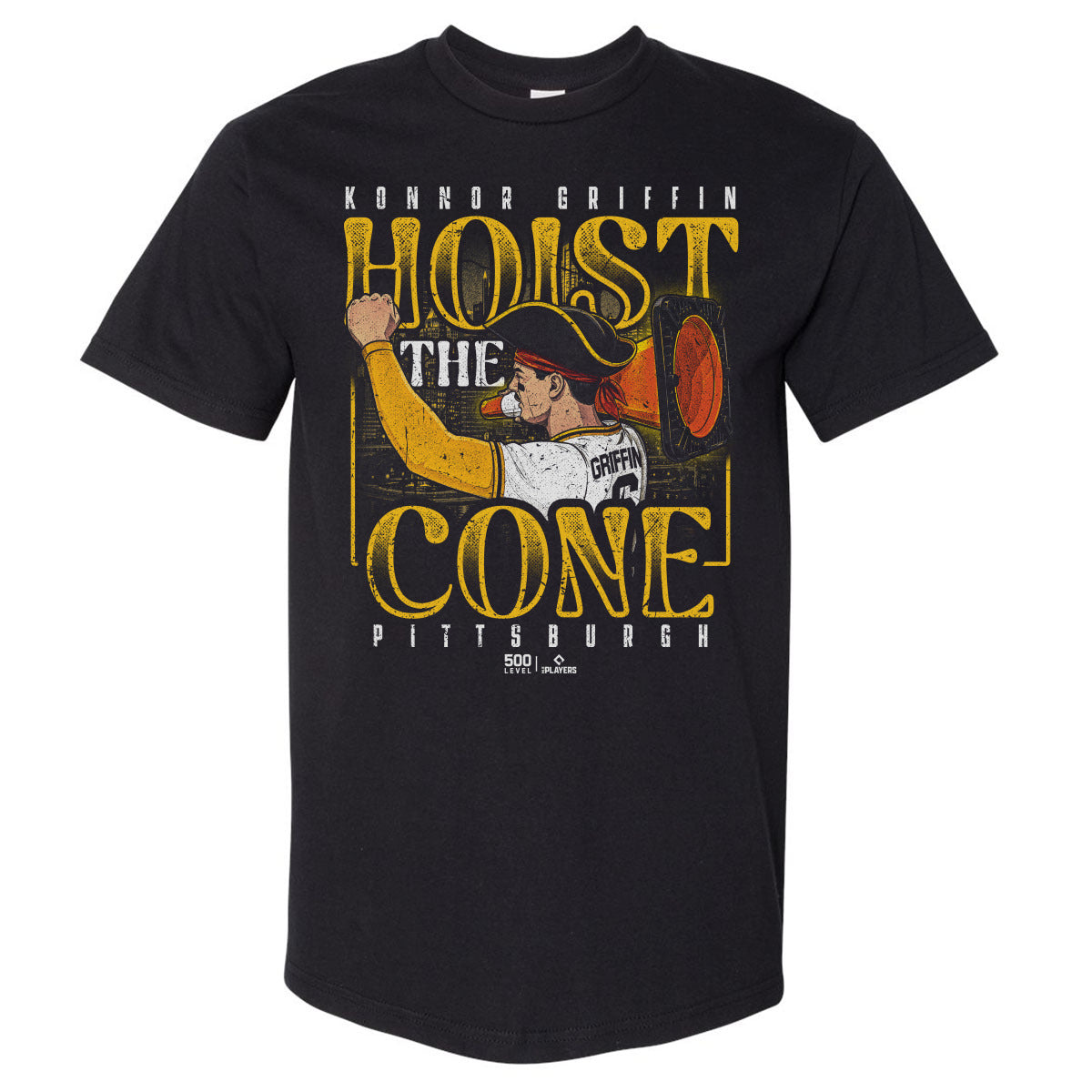 Konnor Griffin Pittsburgh Hoist The Cone WHT