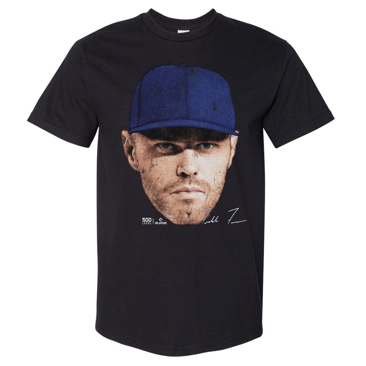Freddie Freeman Los Angeles D Vintage Head WHT
