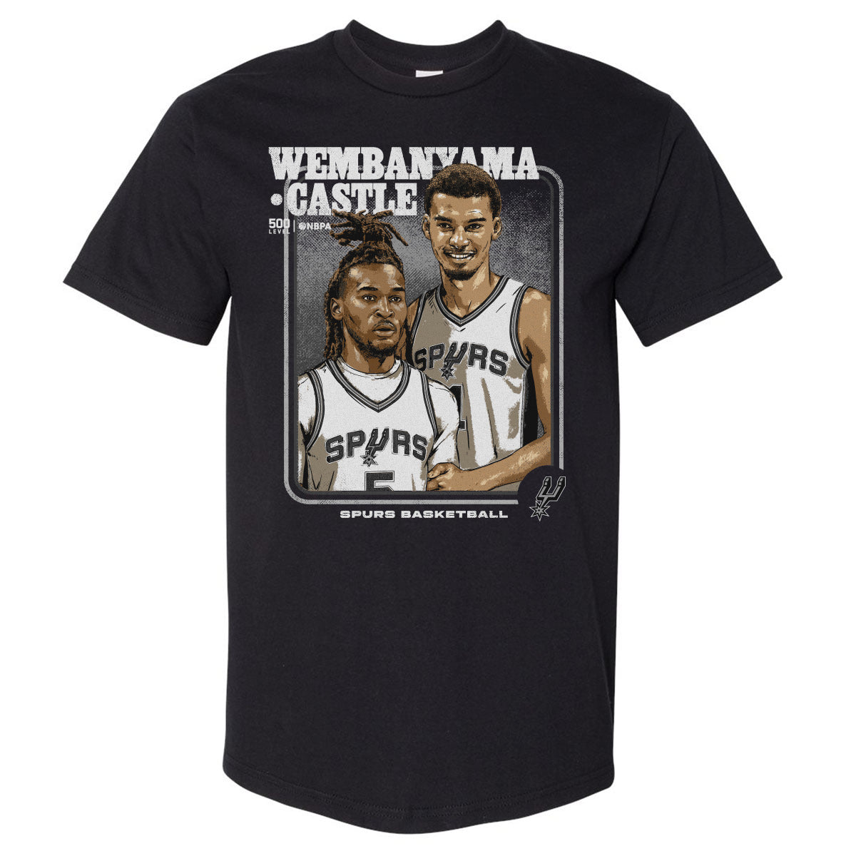 Victor Wembanyama & Stephon Castle San Antonio Spurs Step Brothers WHT