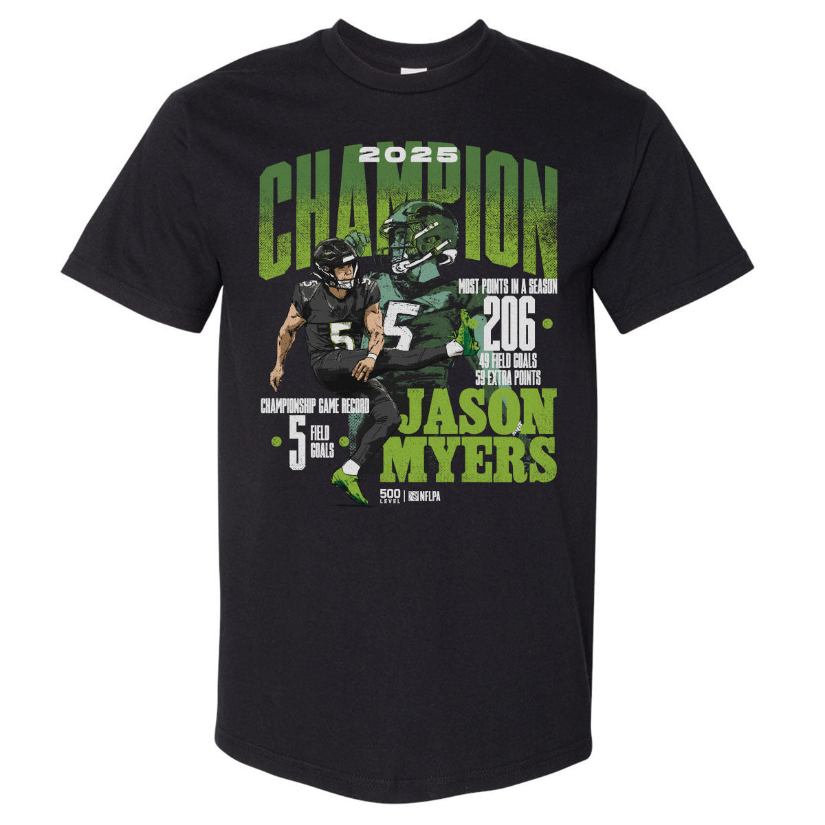 Jason Myers Seattle 2025 Champion WHT
