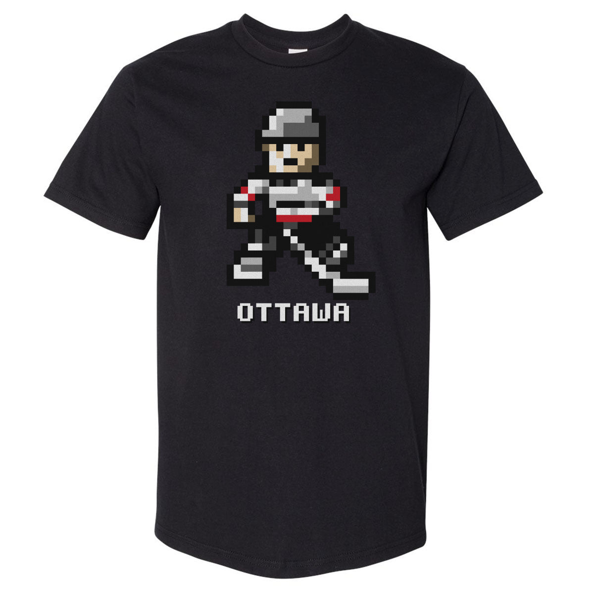 Ottawa Hockey 8-bit WHT