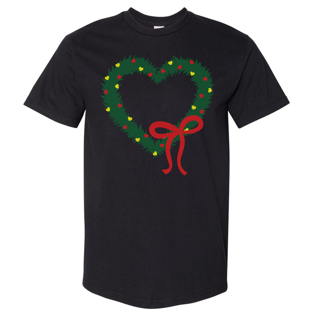 Christmas Heart Wreath WHT