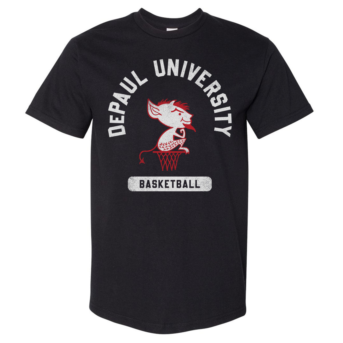 DePaul Blue Demons Mascot Basketball WHT