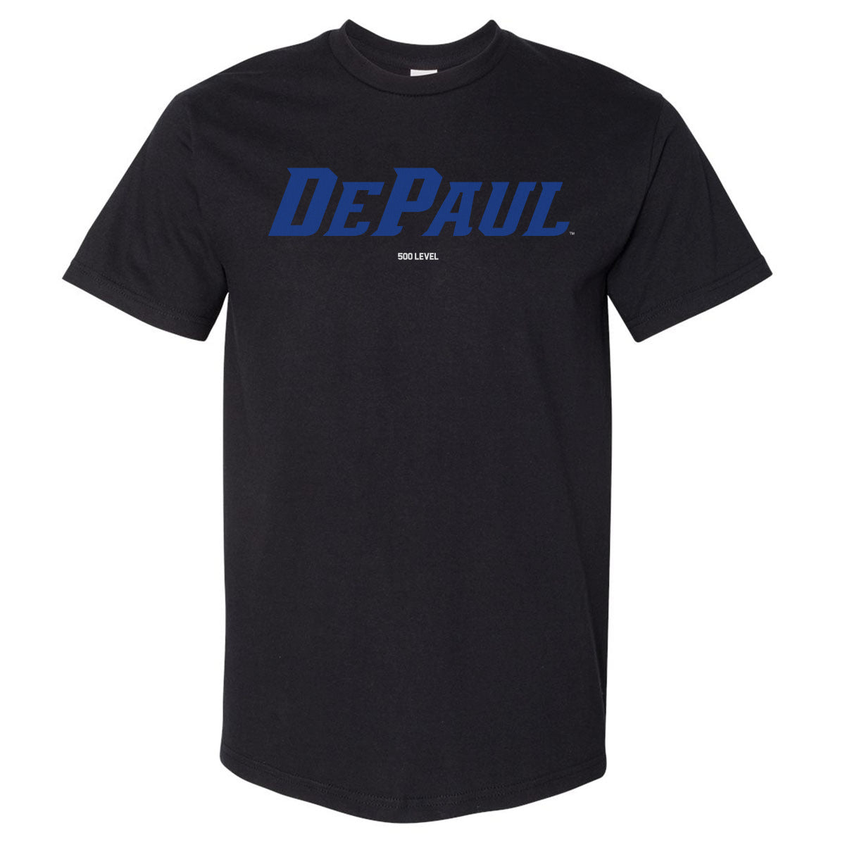 DePaul Blue Demons Wordmark Royal WHT