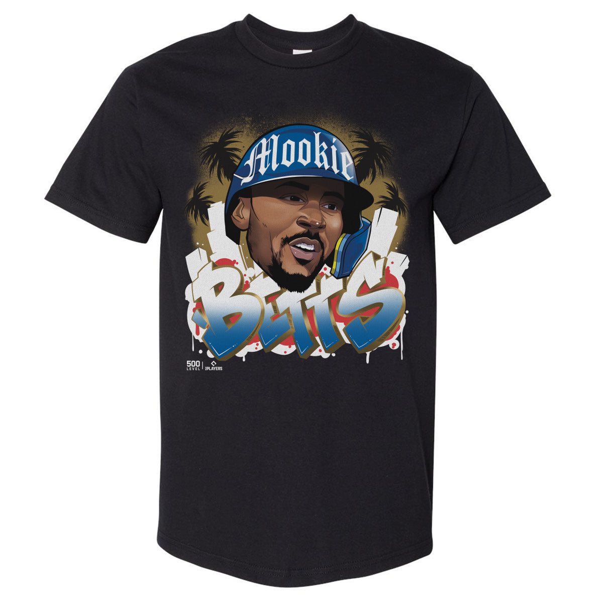 Mookie Betts Los Angeles D Graffiti WHT