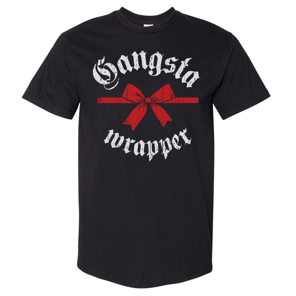 Christmas Gangsta Wrapper WHT